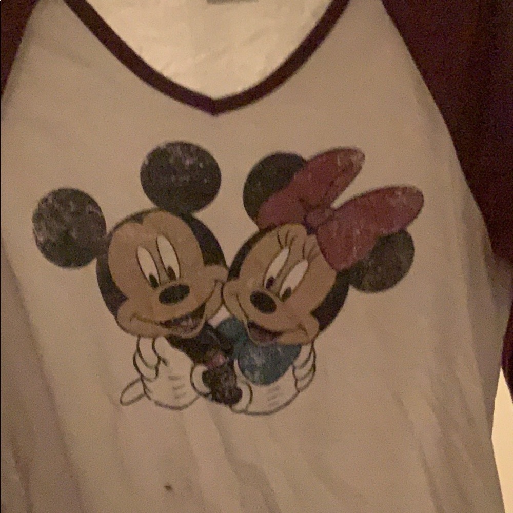 Disney Mickey and Minnie miss t shirt